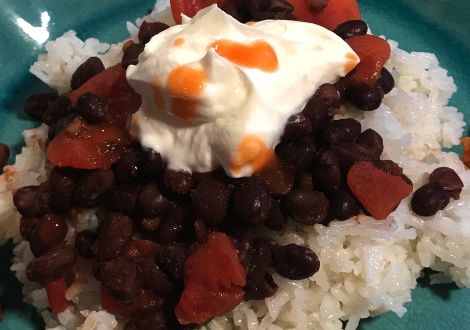 Recipe From My Food Pantry:  Black Beans and Rice